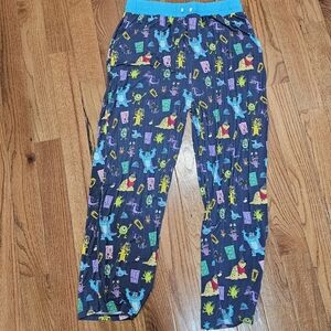 Little Sleepies Disney Monster's Inc Pajama Bottoms XL